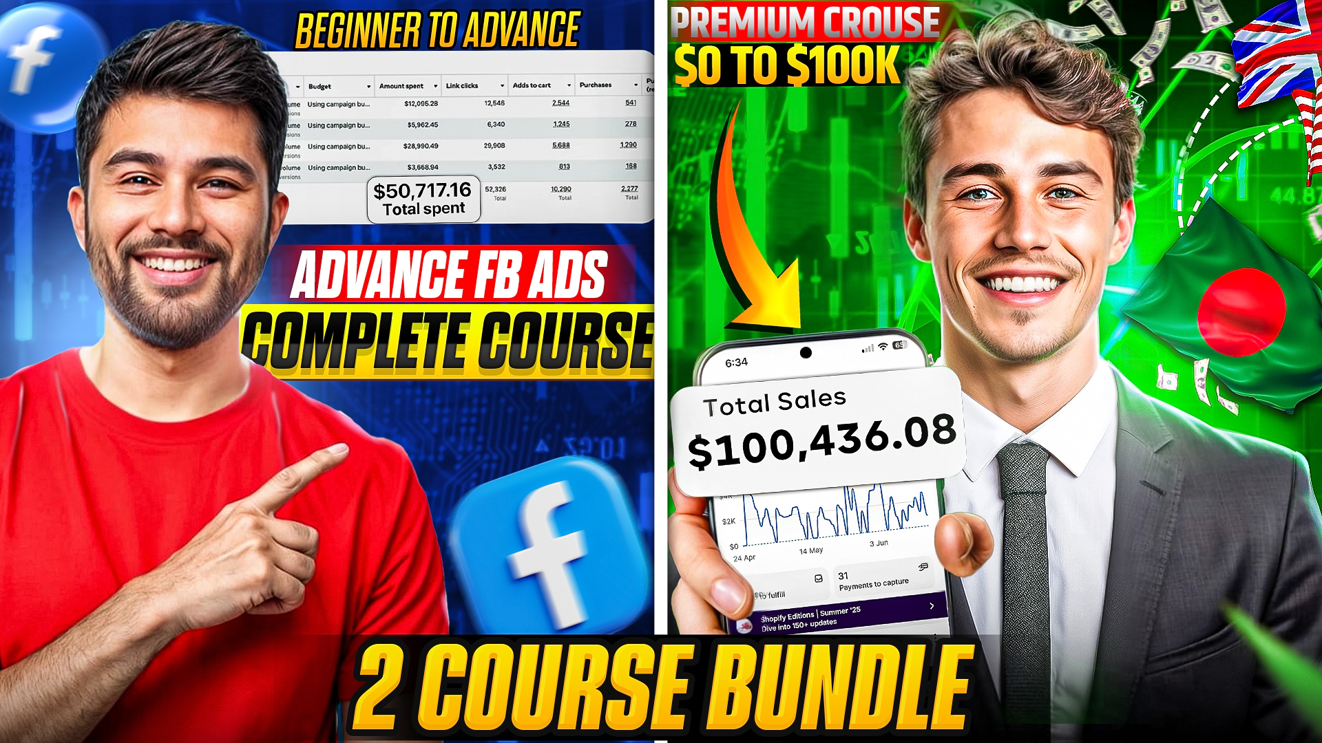 Int. Dropshipping+ Advance FB Marketing Course Bundle